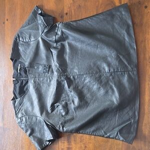 NWT Express Faux Leather Top Size Medium